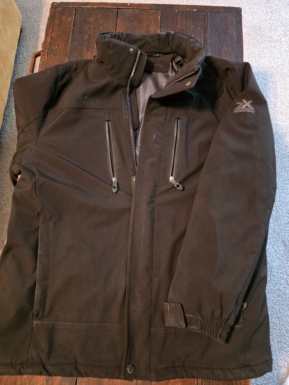 2X Men's Black ZeroXposur
